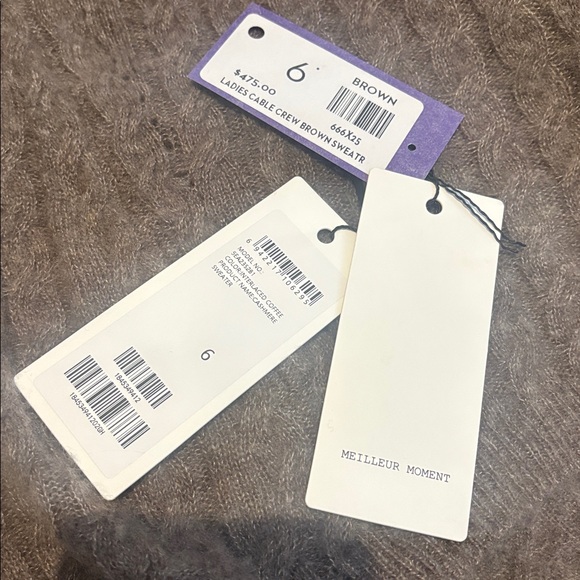 Meilleur Moment cable knit cashmere sweater - Picture 10 of 10